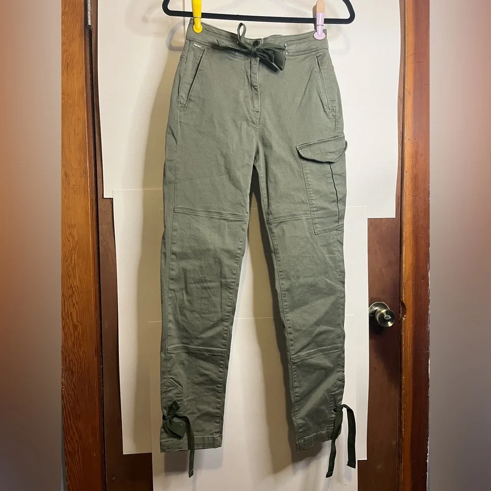 G-Star Raw Women’s 26x28 Green Blossite High Straight Cargo Pants